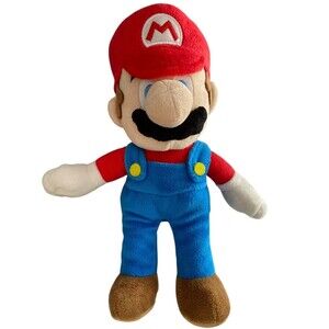 Super Mario 9" Plush Stuffed Bean Bag 2017 Nintendo
